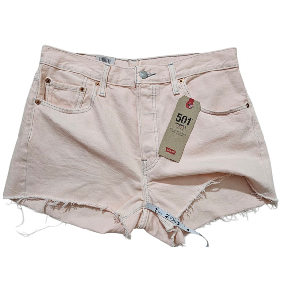 Levi's Pink Jean Shorts for Women - Picture 15 of 16